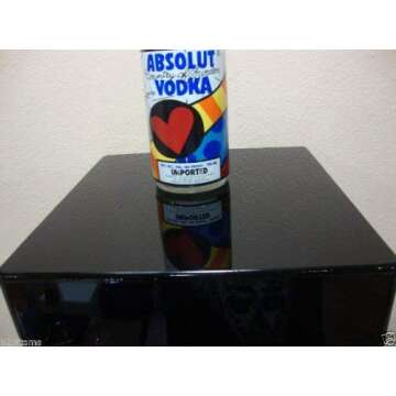 305Displays Acrylic Art Sculpture Stand Pedestal Display Black 12" x 12" x 19"h