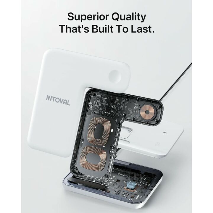 3-in-1 Wireless Charger for iPhone, iWatch, AirPods