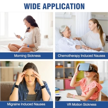 Hionfurt Motion Sickness Bands for Quick Nausea Relief