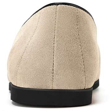 Elegant Journey West Suede Loafer for Women Slip-On Shoes