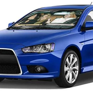 Foldable Car Windshield Sun Shades Universal Fit 51.2" X 27.5"Keep Your Vehicle Cool, Uv Sun and Heat Reflector Car Truck SUV