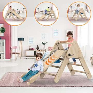 Toddler Climbing Toys Indoor Montessori Set for Active Play
