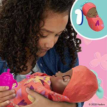 Baby Alive Baby Grows Up (Sweet) - Sweet Blossom or Lovely Rosie, Growing and Talking Baby Doll, Toy with 1 Surprise Doll and 8 Accessories