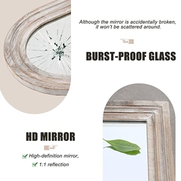 Trvone Arched Full Length Mirror - Rustic Elegance in Style