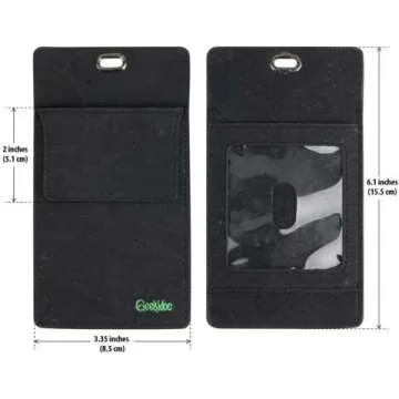 Geekidoc Cork Pocket Protector for Men - 2 Pack