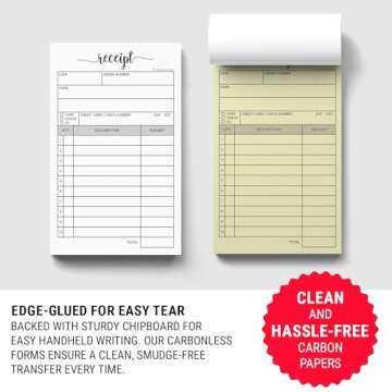 321Done Handheld Receipt Pad - Quality & Convenience