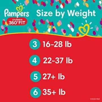 Pampers Cruisers 360˚ FIT Pull-On Diapers Size 6 - 92 Count