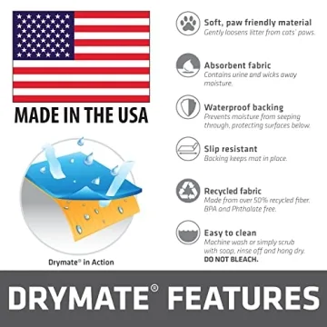 Drymate Original Cat Litter Mat for Clean Floors