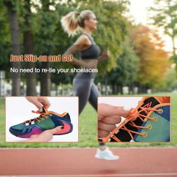 No Tie Elastic Shoelaces for All Footwear - VESONNY