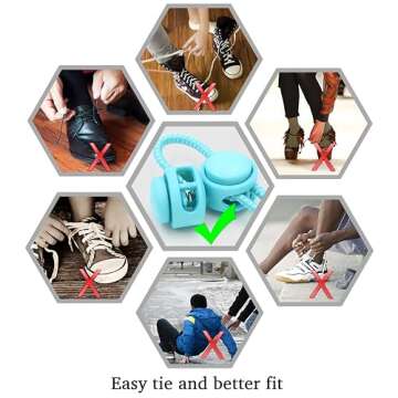No Tie Elastic Shoelaces for All Footwear - VESONNY