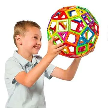 Magformers Challenger Set (112-pieces) Deluxe Magnetic Building Blocks, Educational Magnetic Tiles Kit, Magnetic Construction Shapes STEM Toy Set - 63077