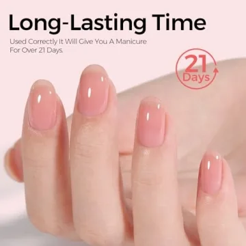 TOMICCA Peach Pink Gel Nail Polish for Lasting Beauty