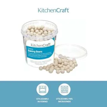 KitchenCraft 500g Ceramic Baking Beans for Perfect Pies