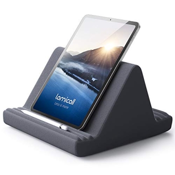 Lamicall Tablet Pillow Stand, Pillow Soft Pad for Lap - Tablet Holder Dock for Bed with 6 Viewing An...