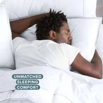 Bare Home Duvet Cover - Oversized King Size Bedding Set - Premium 1800 Super Soft Collection - Lightweight, Cooling - Soft Breathable Duvet Cover (Oversized King, White)