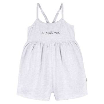 Shop Gerber Baby Girls' Toddler 2-Pack Sleeveless Rompers!