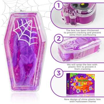 Halloween Party Favors Slime Kit for Kids - 24 Pcs