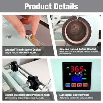 BetterSub Tumbler Mug Heat Press Machine 30 OZ 20 OZ 16 OZ Sublimation Straight Skinny Tumbler Mug Sublimation Print 11 OZ 15 OZ Sublimation Mug Heat Transfer Teal