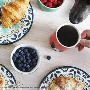 Seattle's Best Coffee Toasted Hazelnut Flavored Medium Roast Ground Coffee | 12 Ounce Bags (Pack of 6)