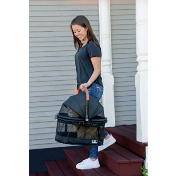 Pet Gear No-Zip 360 Pet Carrier & Car Seat with Booster Frame