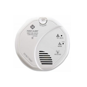 First Alert Powered Alarm SCO5CN Combination Smoke and Carbon Monoxide Detector, Battery Operated, W...