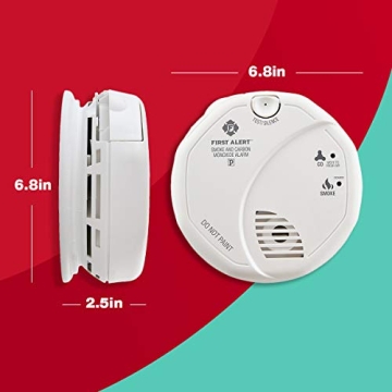 First Alert SCO5CN Smoke and CO Detector for Home Safety