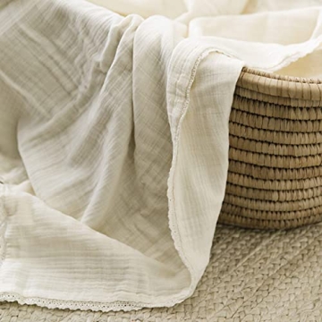 Soft Organic Baby Blanket for Toddlers - GOTS Certified