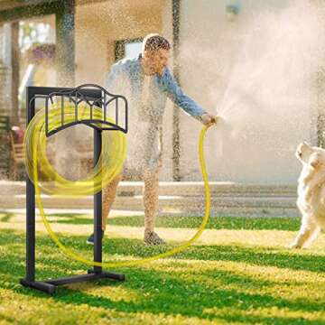 Shomextol Garden Hose Holder for Easy Hose Storage and Organization