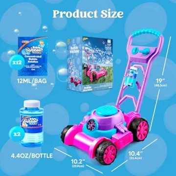 Sloosh Bubble Lawn Mower - Fun Outdoor Toy for Toddlers