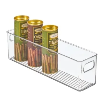 mDesign Plastic Kitchen Organizer for Pantry & Fridge