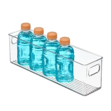 mDesign Plastic Kitchen Organizer for Pantry & Fridge