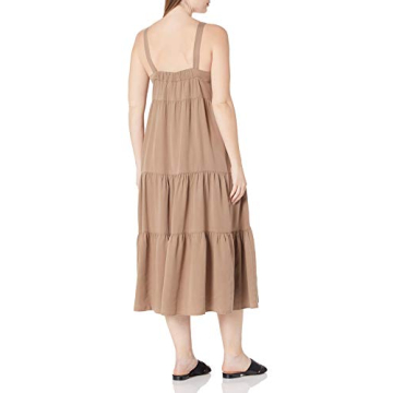 The Drop Women's Brit Tiered Ankle Maxi Tent Dress