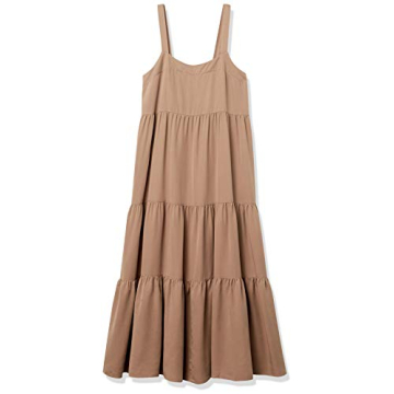 The Drop Women's Brit Tiered Ankle Maxi Tent Dress