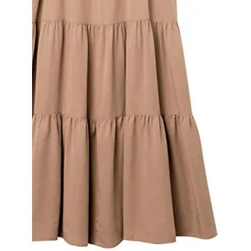 The Drop Women's Brit Tiered Ankle Maxi Tent Dress