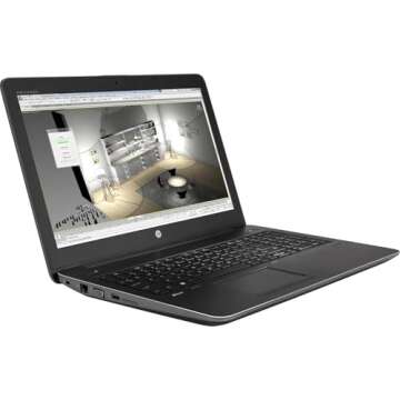 HP ZBook 15 G4 Business Mobile Workstation Laptop, 15.6" FHD (1920x1080), Core i5-7440 2.4GHz, 16GB ...
