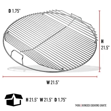 Weber Hinged Cooking Grate for 22 Inch Charcoal Grills