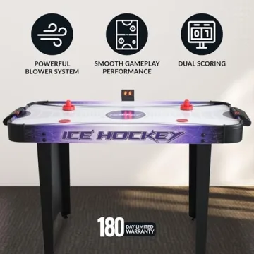 Hathaway Hat Trick 4-ft Air Hockey Table with Scoring