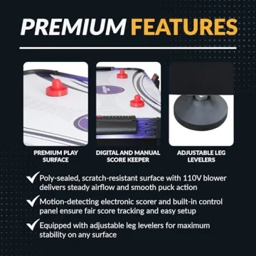 Hathaway Hat Trick 4-ft Air Hockey Table with Scoring