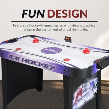 Hathaway Hat Trick 4-ft Air Hockey Table with Scoring