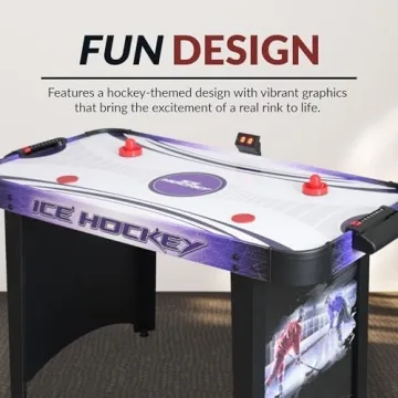 Hathaway Hat Trick 4-ft Air Hockey Table with Scoring
