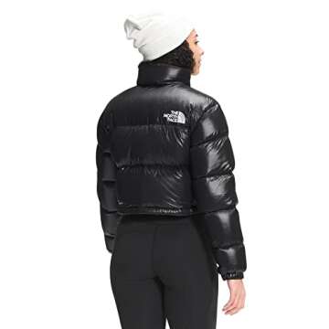 Stylish Women's Nuptse Short Jacket by The North Face