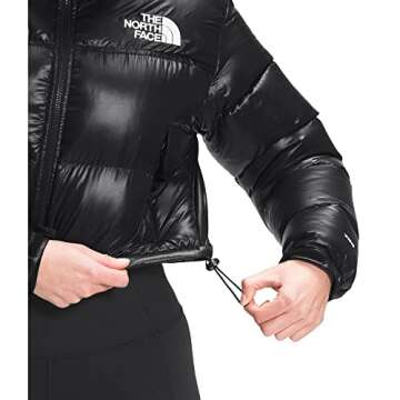 Stylish Women's Nuptse Short Jacket by The North Face