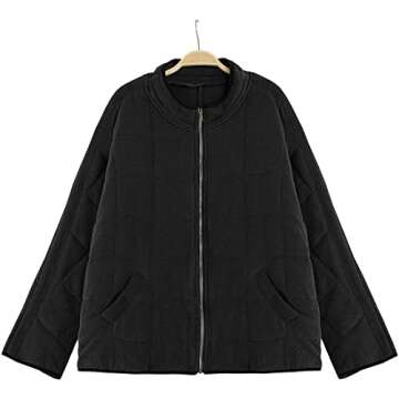 Wefebi Womens Lightweight Quilted Jacket - Stylish & Warm