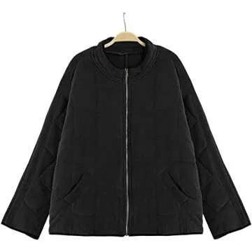 Wefebi Womens Lightweight Quilted Jacket - Stylish & Warm