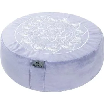 Florensi Meditation Cushion - Premium Yoga Floor Pillow in Velvet Cover