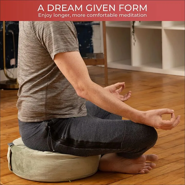 Florensi Meditation Cushion for Yoga and Comfort