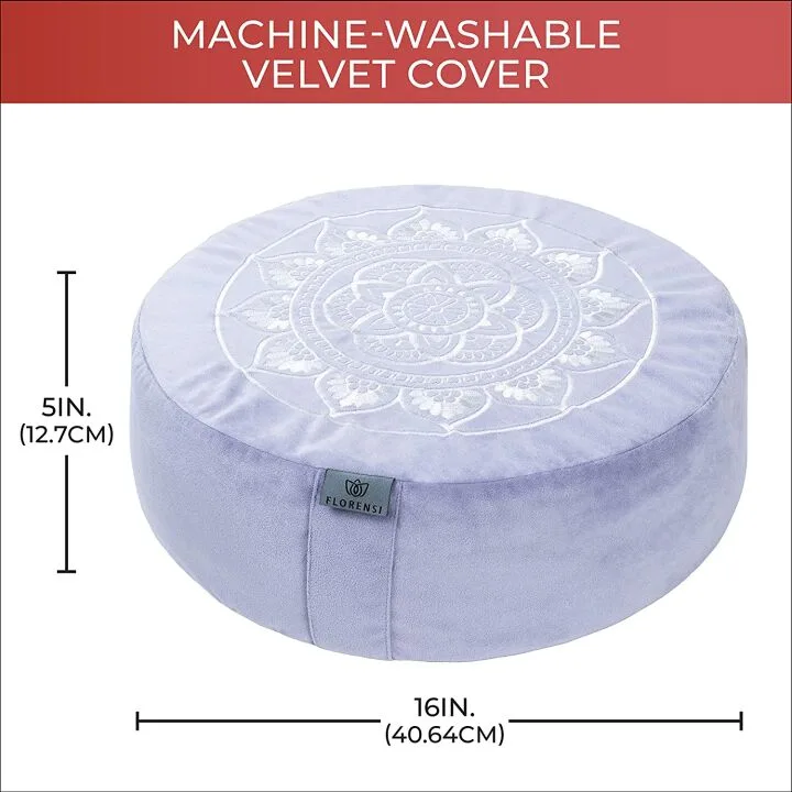 Florensi Meditation Cushion for Yoga and Comfort