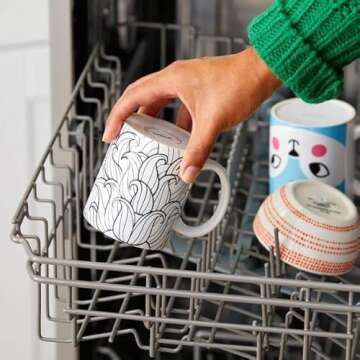 Cricut Blank Mug, Ceramic-Coated, Dishwasher & Microwave Safe Mug to Decorate, Cricut Mug Press & Infusible Ink Compatible,12 Oz Sublimation Mug, Ideal for Crafts and Printing, 36 Count, White
