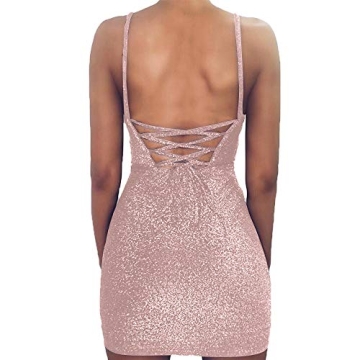 Stylish Glitter Mini Dress for Parties and Events