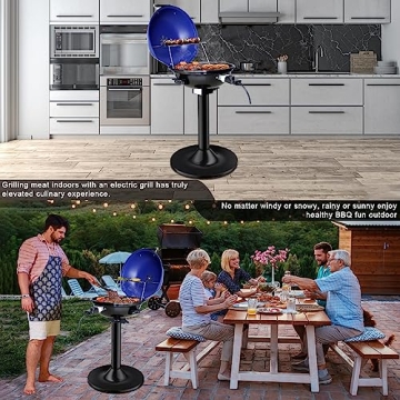 High Power 1800W Smokeless Electric Grill for All Spaces